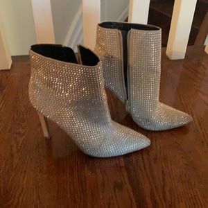 Sequined booties from Aldo, worn once size 8